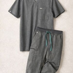 Figs Gray Women's Pants & Jumpsuit Set